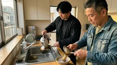 重曹と粗塩を「大さじ2：1」で混ぜるだけ。焦げ・油汚れ・ニオイにまとめて使える台所掃除のコツ